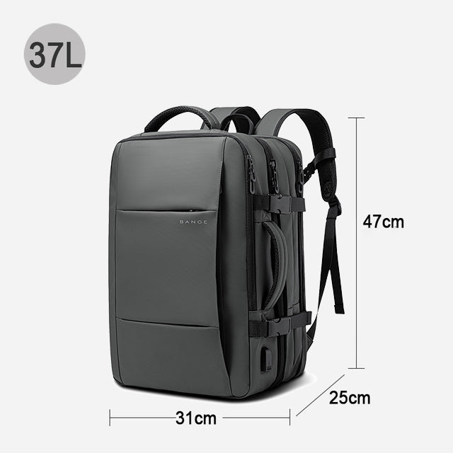 Travel Backpack Men Business Backpack School Expandable USB Bag Large Capacity 17.3 Laptop Waterproof Fashion Backpack